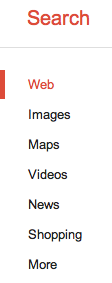 Google Search sidebar