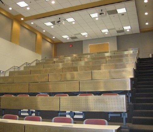 stadium style lecture hall