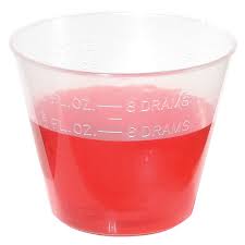 red liquid in cup
