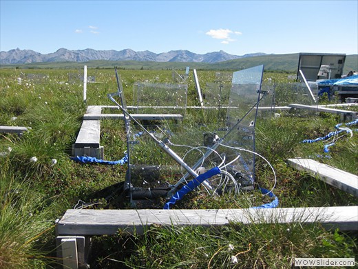 Flux Chambers at CiPEHR (credit: C. Schädel)