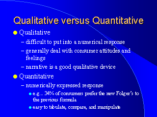 quantitative vs qualitative research