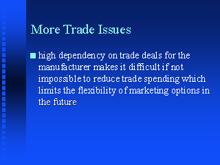 More Trade Issues